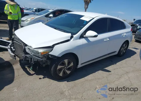 2017 Hyundai Ioniq Hybrid Sel from USA, damaged, VIN KMHC75LC5HU024046